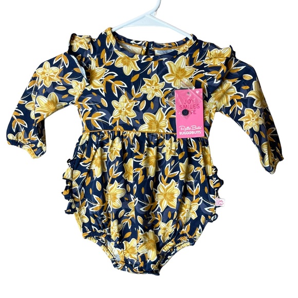 Ruffle Butts Other - NWT Ruffle Butts Flutter Bubble Romper 12-18M